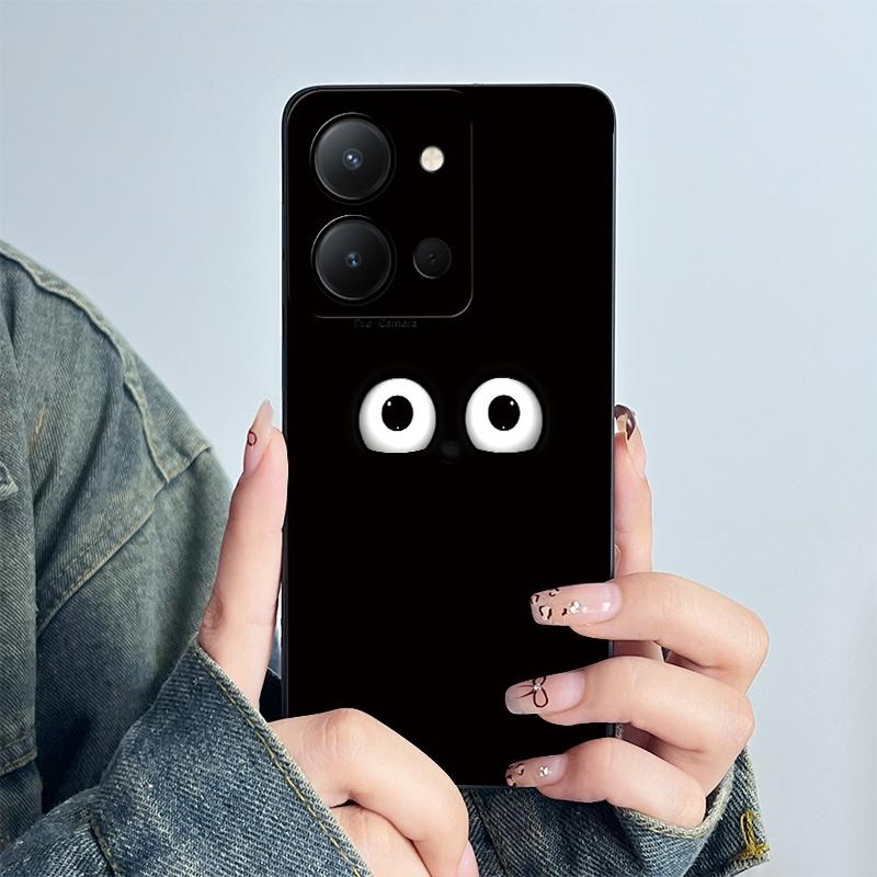 For Vivo Y36 4G Russia Phone Case Cute Astronaut Back Cover Vivo Y 36 Funda Soft Liquid Silicone Camera Protection Bumper Coque