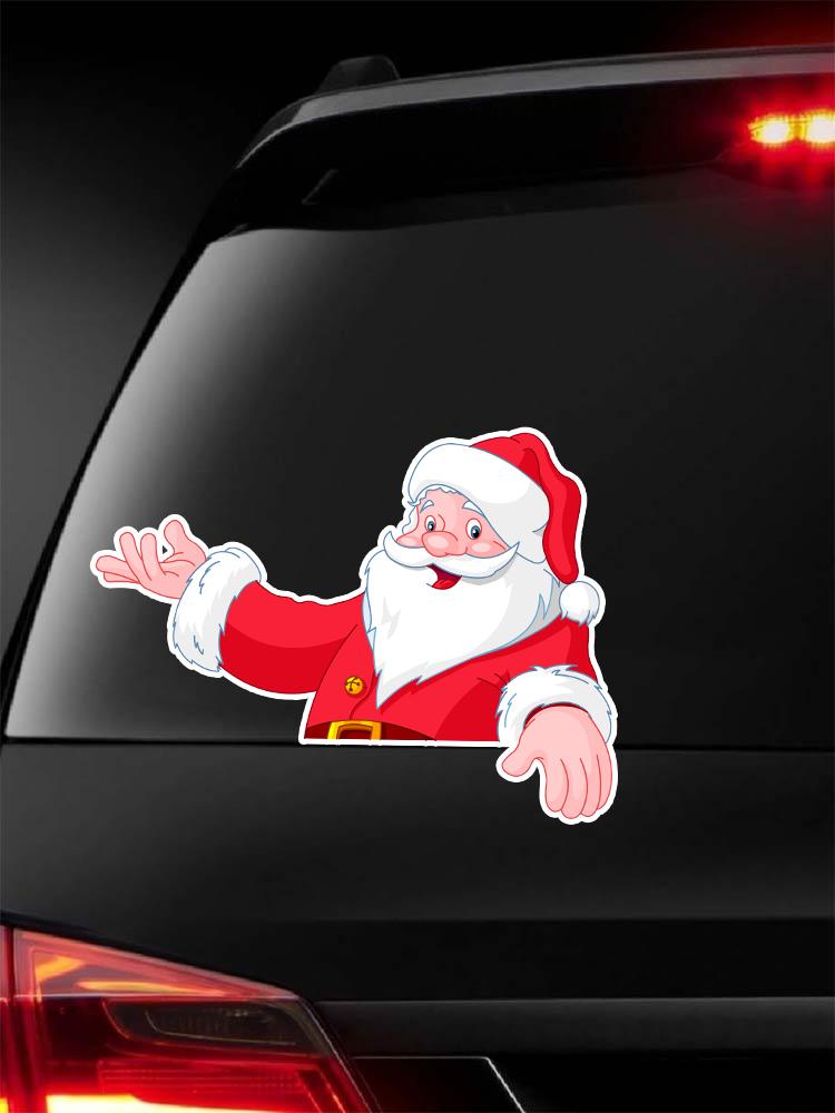 Самоклеящаяся наклейка с Рождеством, автомобильная наклейка, водонепроницаемые автодекоры