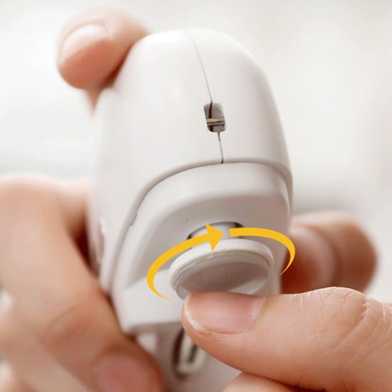 Портативная электрическая машинка для стрижки ногтей для детей, взрослых, пожилых людей, маникюрная пилка, кусачки для ногтей, полировщик, автоматический детский триммер для ногтей со светодиодной подсветкой