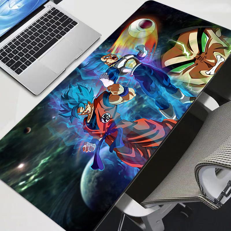 Goku Vegeta Dragon Ball Z Mouse Pad Gamers Decoracion Gamer Desk Mat Mousepad DBZ Gaming Accessories Varmilo Keyboard Carpet
