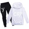 Europe and the United States hot-selling trendy brand new, pullover CRcr7 custom sweater trousers fleece warm set 1