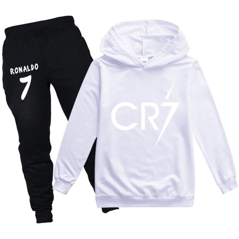 Europe and the United States hot-selling trendy brand new, pullover CRcr7 custom sweater trousers fleece warm set 1