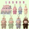 Fashion Anime Figure Kawaii for Labubu A Seat Series PVC Pendant Doll Model Toy Monster Keychain Kids Birthday Gifts