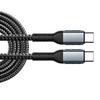 Портативный 100 Вт Нейлоновый Плетеный USB C Кабель с Двумя Штекерами Типа C Data Cord для Различного Использования в Офисе, Дома или в Путешествии