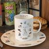 Original Atmosphere Niche Bone China Children'S Fun Puppy Ceramic Cup Shallow Plate Set Coffee Cup Gift Box
