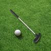 1 Set Mini Golf Putter Club with 2 Golf Balls TPR Grip Right Left Handed Stainless Steel Golf Club Kids Adults Table Game Golf Putter Training