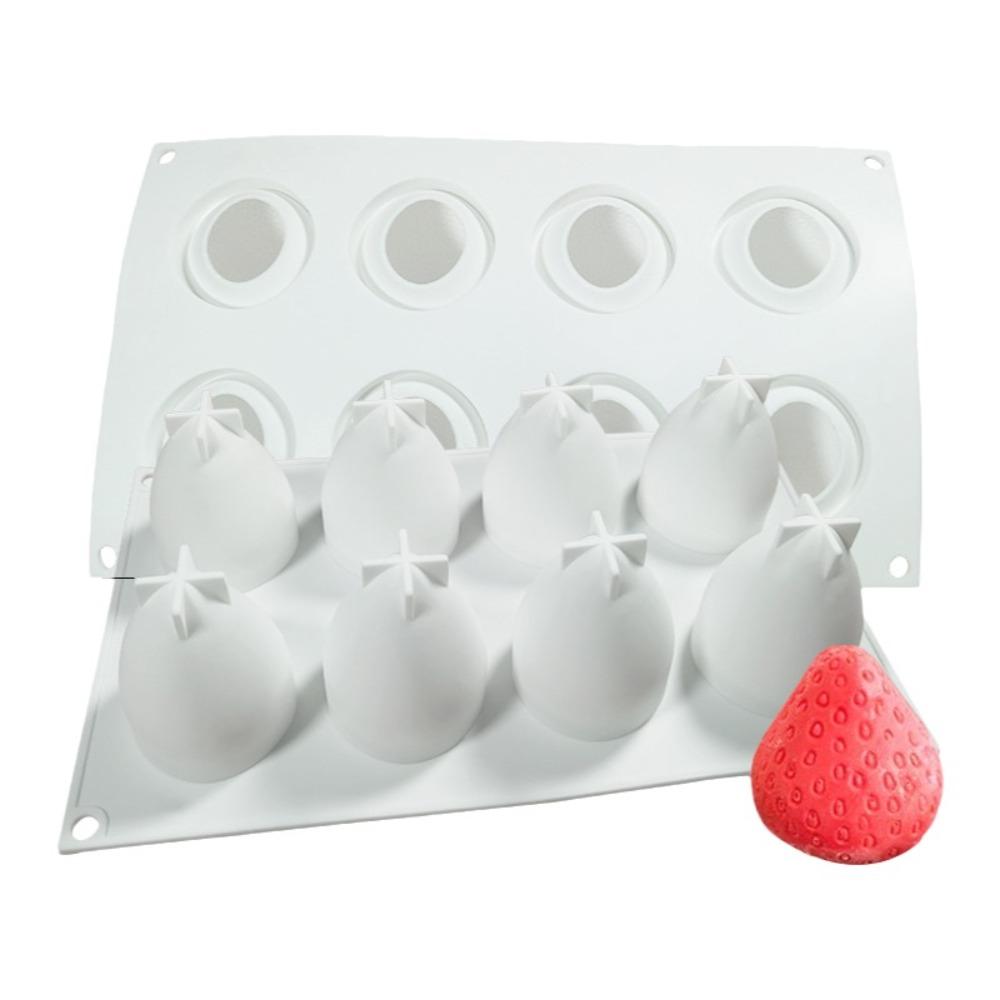 Silicone Strawberry Mold 3D Cake Mold Baking Molds Silicone Mousse Mold  Cake Decorating