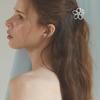 Ssecondo Mini Flower Marble Hair Claw Clip_3 Colors