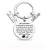 Stainless Steel Keychain for 2025 Graduation - University & High School Senior Gift In European and American Style