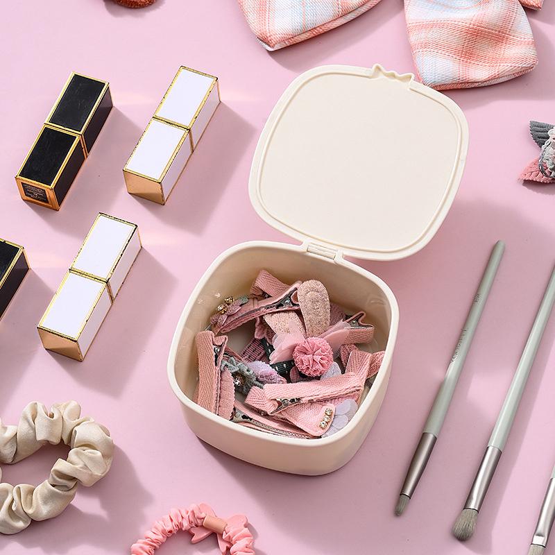 Ювелирные изделия Заколка для волос Повязка для волос Коробка для хранения Штабелируемый Органайзер для хранения мелочей С крышкой Пылезащитный Чехол для хранения Домашний органайзер