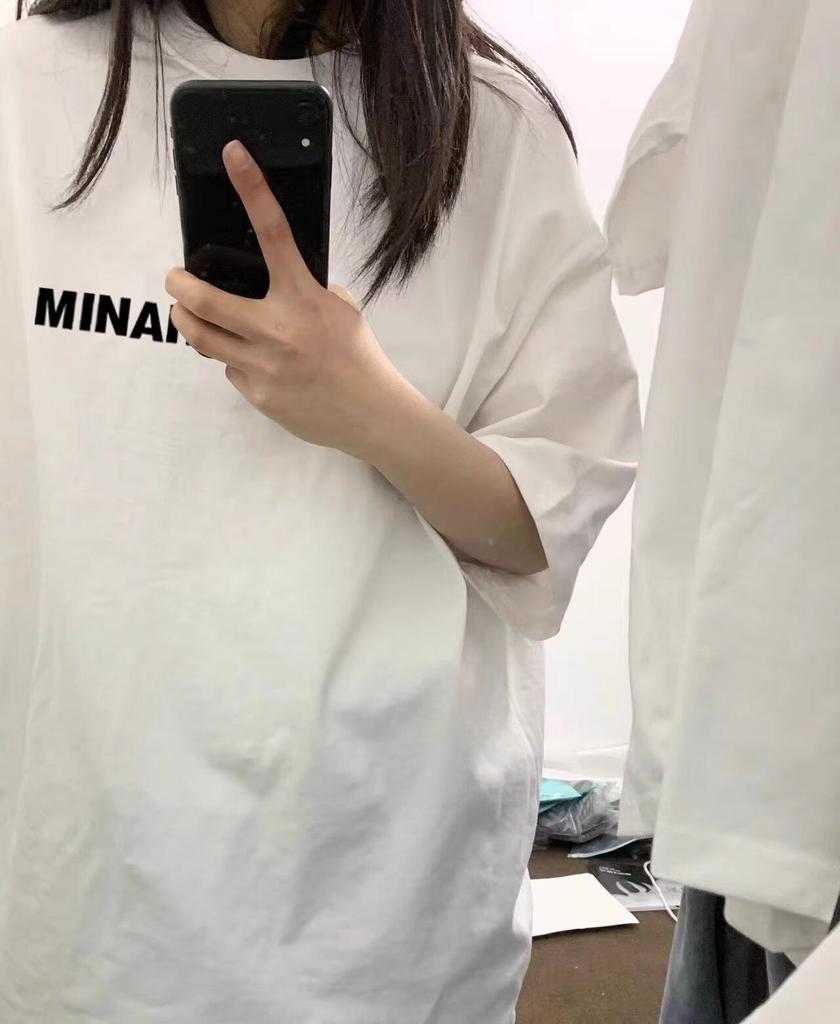 Women's Retro Black Half-Sleeve Cotton T-Shirt, Summer 2025