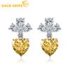 Classic Copper Alloy Zircon Earrings for Women Wedding Party Gifts