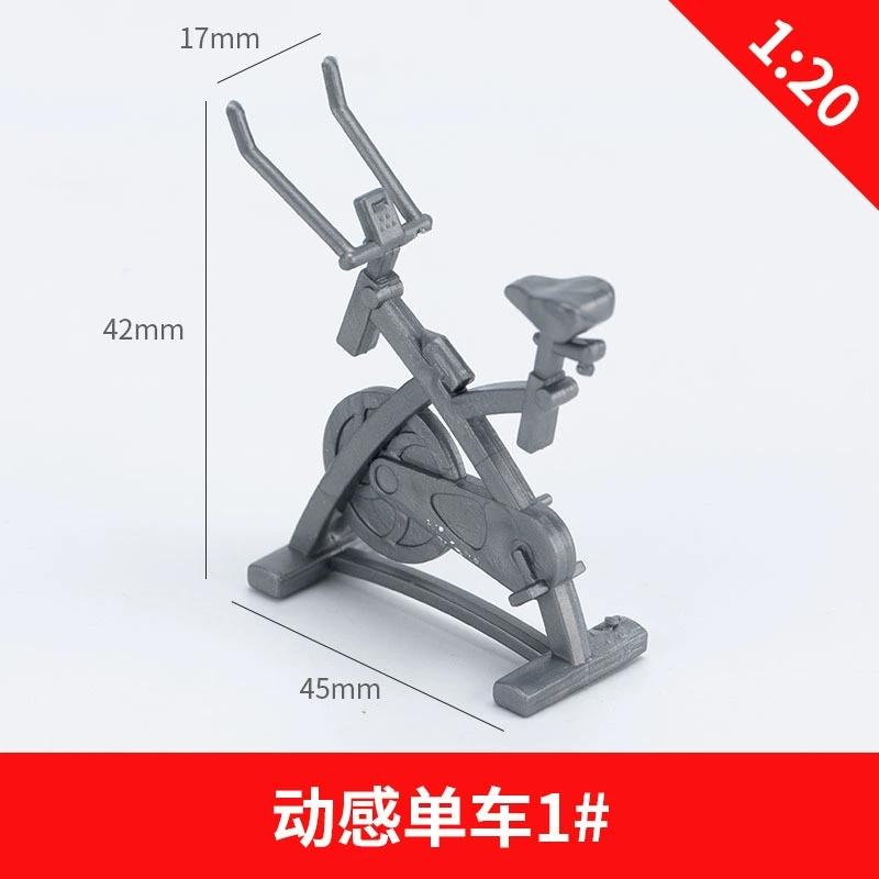 1:20-масштабная модель миниатюрного тренажера для кукольного домика, модель миниатюрного тренажера для фитнеса, компактный декор для упражнений для стола