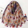 Luxury Bohemian Styles Women Scarf Summer Beach Shawl Cotton Linen Feeling Tassel Pashmina Muslim Hijab Wrap Viscose Turban