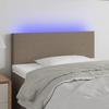 VidaXL LED Headboard Bedroom Furniture Single Bed Accessory Headboard Interior Taupe 3121310
