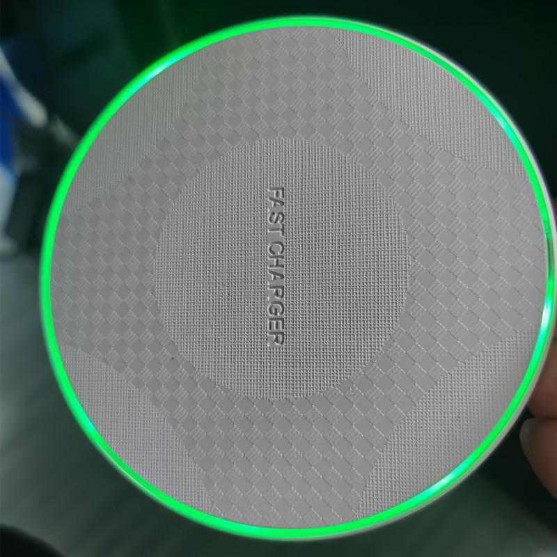 Беспроводная зарядная подставка, настольная ультратонкая док-станция для быстрой зарядки мобильных телефонов для iPhone 15 14 13 12 11 Samsung Xiaomi