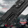 Чехол для телефона с защитой камеры Slide Camera Lens Grade Armor для Samsung Galaxy A73 A72 A56 A54 A36 A16 A15 A25 A35 A55 5G с кольцом-подставкой