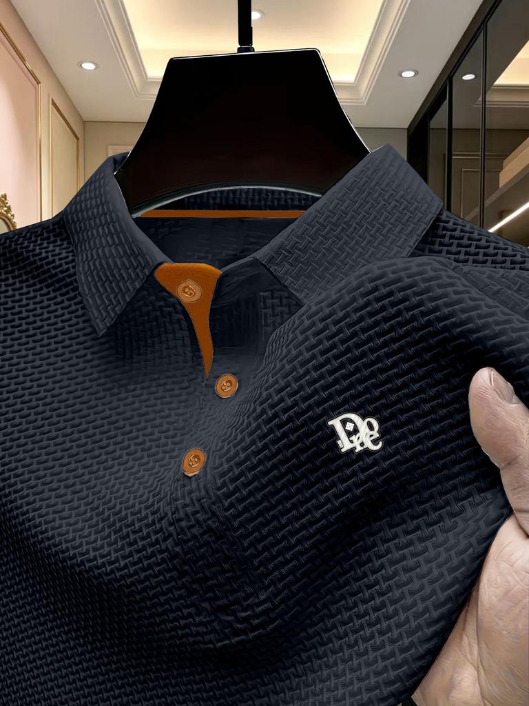 Business Casual Polo Shirt - Men's Quick-Dry Golf Polo Shirt, Men's Summer Shirt for Work and Leisure Styles