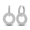 925 Silver Love Feather Moon Star Heart Earrings for Women Girls Charms Hoop Stud Jewelry Gifts