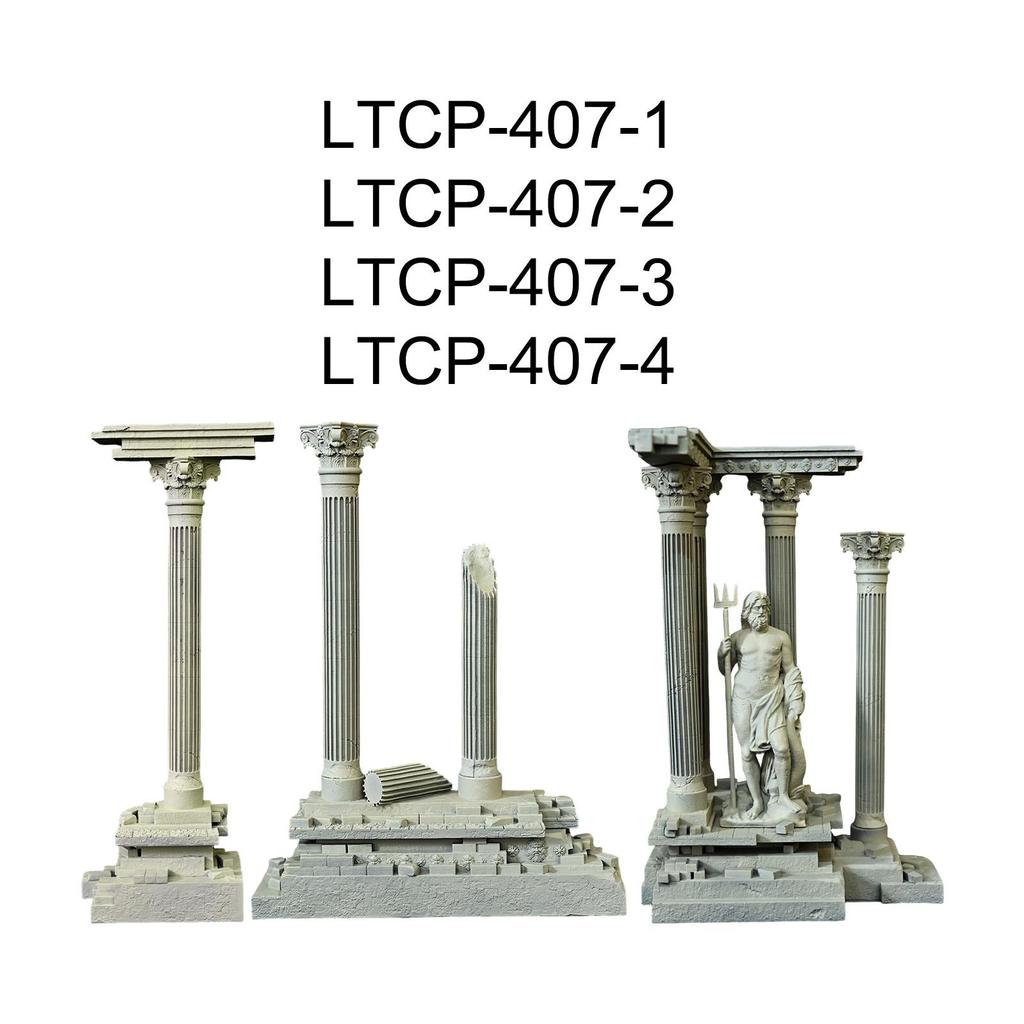 Маленький аквариумный грот камни смола римская колонна украшение для украшения аквариума подводная сцена