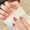 10Pcs Anime Style Simple Handmade False Nails For Cosplay And Daily Use