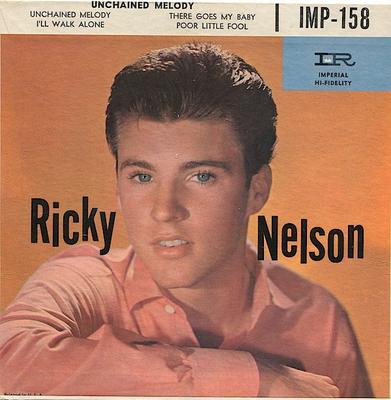 7-дюймовая пластинка RICKY NELSON - Ricky Nelson (Освобожденная Мелодия) IMP158 Imperial 1958 США Рок Б/у