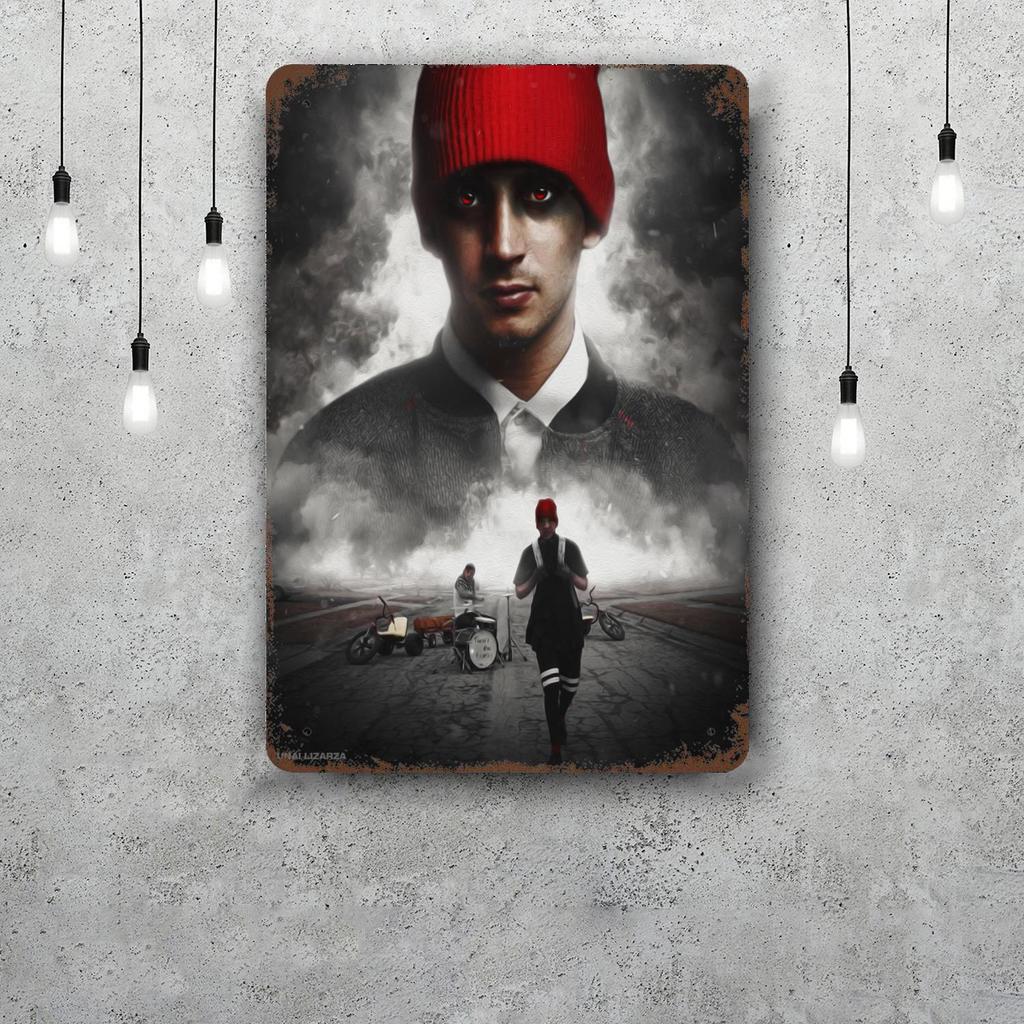 Twenty one pilots Декор Винтажные Металлические Знаки Жестяные Знаки Постер Капитана Декор для Бара Паба Клуба Мужской Уголок Настенное Украшение