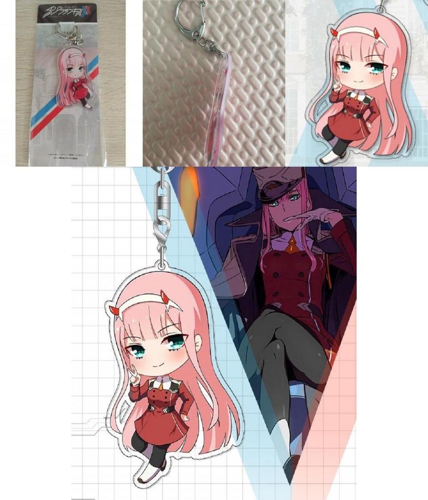 Брелок Ditf Darling In The Franxx Зеро Ту 002 Акриловый Брелок Вневременной Дизайн Идеально Подходит Для Коллекционеров И Фанатов
