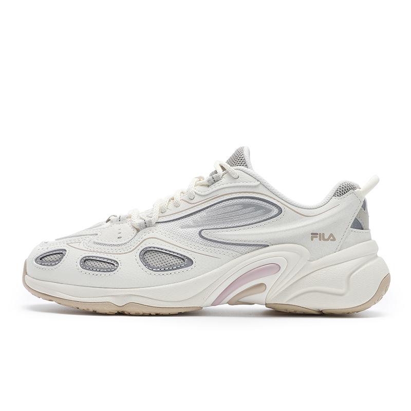 FILA Low top Running Shoes Women's Milk White With Silver Stitching F12W532120FGT