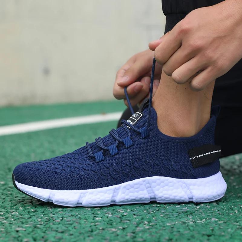 Promotion Men'S Running Shoes Lightweight Breathable Eye Catching Athletic Outdoor  Trendy Design Casual Walking Sneakers