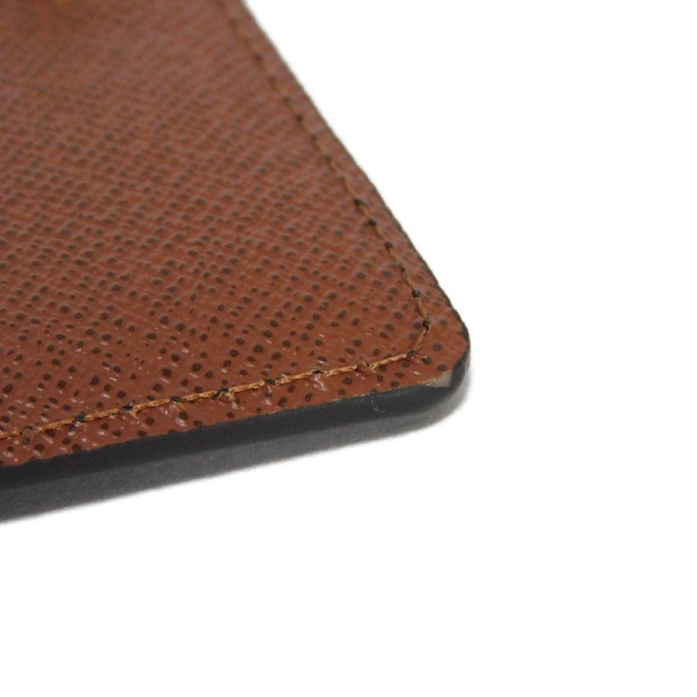 Used 12564 Envelope, Card Holder, M63801, 7946, New LV Logo, Current RFID IC Chip, Unused Monogram Maroon Unisex from