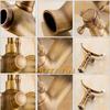 Bathroom Bath Tub Wall Mounted Hand Held Antique Brass Shower Head Kit Copper Chrome Shower Faucet Mixer Sets