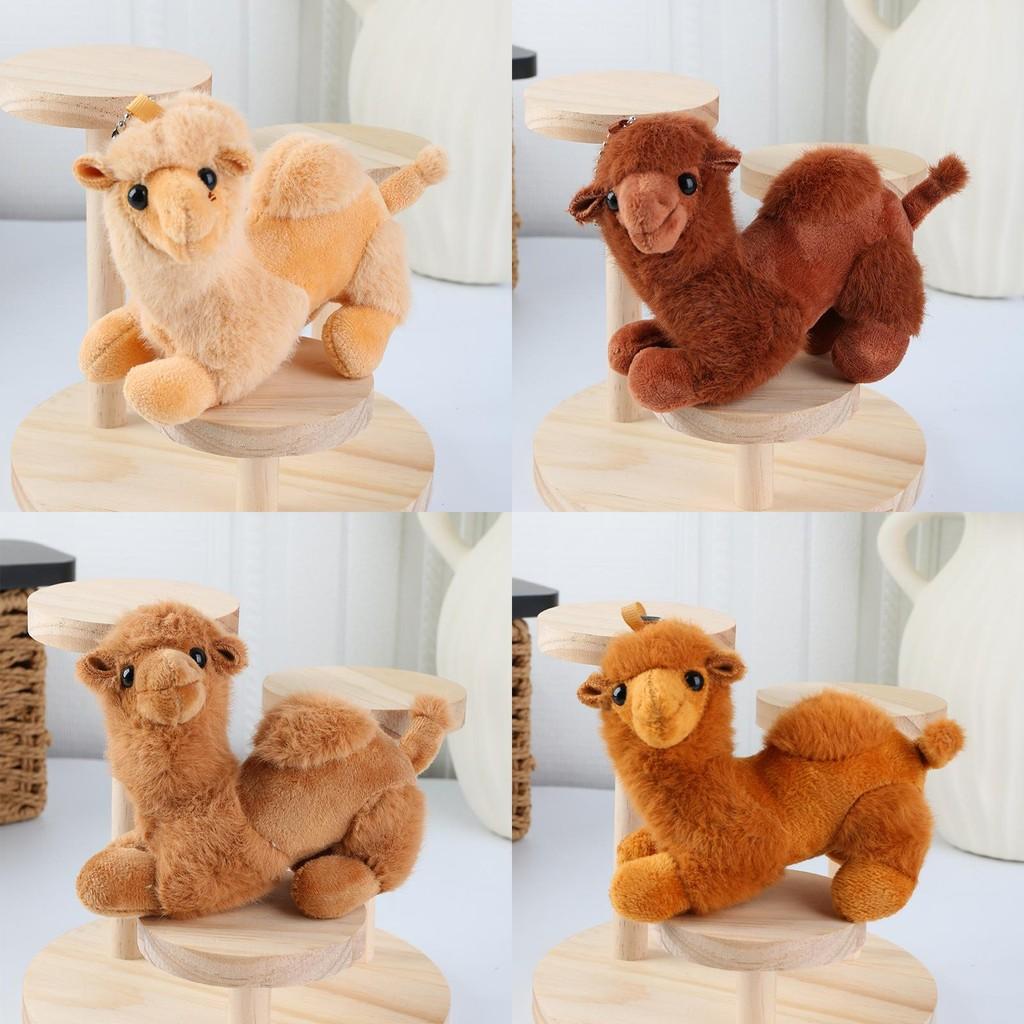 Cute Camel Plush Toy Animal Pendant With Soft Velvet For Backpack Accessories