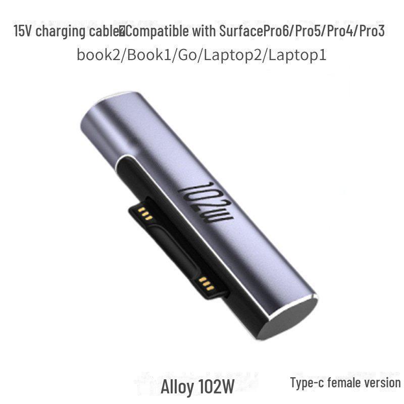 Кабель для быстрой зарядки USB-C для Microsoft Surface Pro/Book/Tablet мощностью 65 Вт