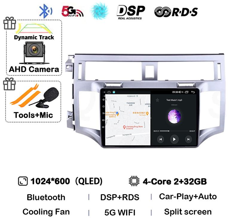 Android 14 Carplay Auto For Toyota Avalon 3 2005 2006 2007 2008 2009 2010 Car Radio Multimedia Player Stereo GPS WIFI Head Unit