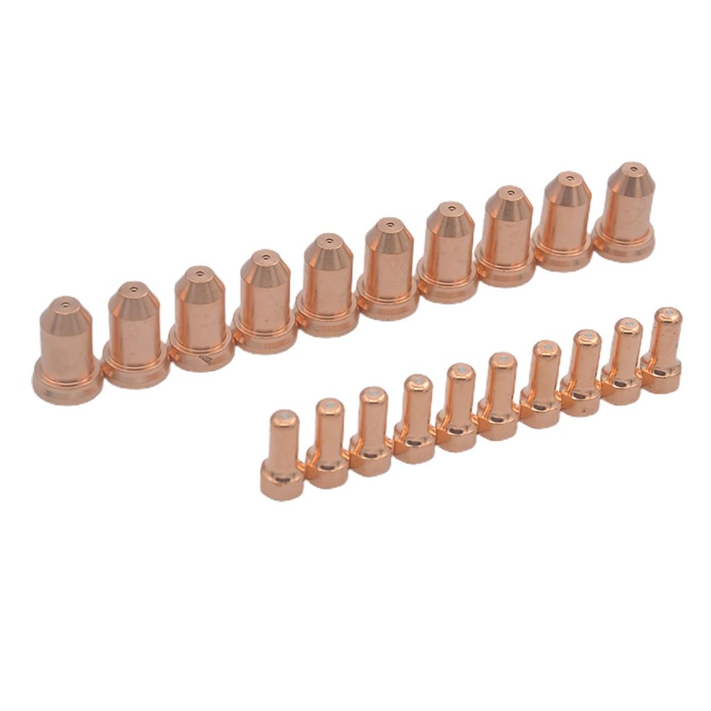 20 шт. электродов для плазменной резки PT-80 40-50A с наконечниками 1,0 мм 52558 51311.12