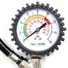 220 PSI Tire Pressure Gauge & Inflator - Multifunctional Air Compressor Meter for Car/Motorcycle, Dual-Use Pump with Analog Dial