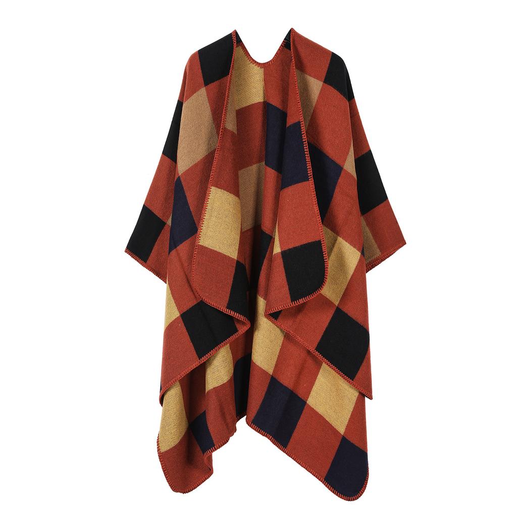 Этнический стиль Туризм Большая шаль Высокое чувство Внешнее покрытие Декоративная шаль Теплая раздельная накидка Накидка Накидка