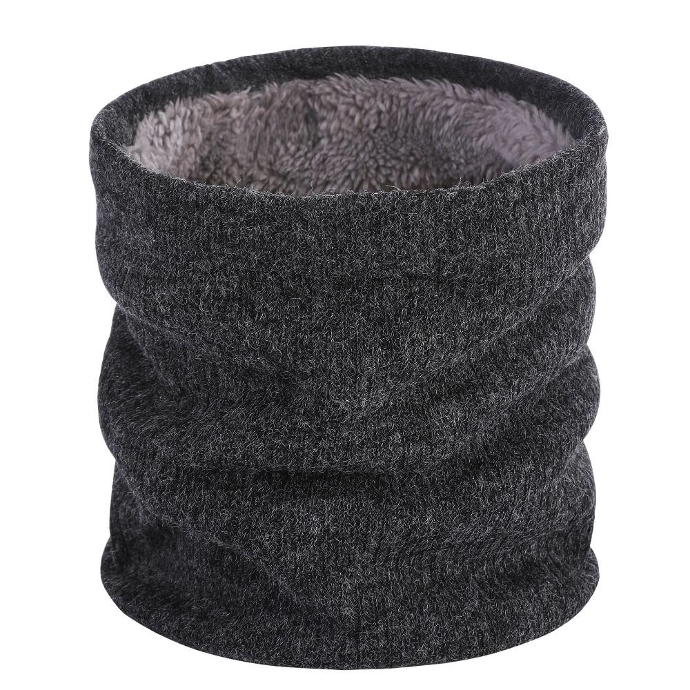 Warmer Neck Tube Knitted Scarf Fleece Lined Winter Neck Gaiter New Neck Warmer Outdoor Riding