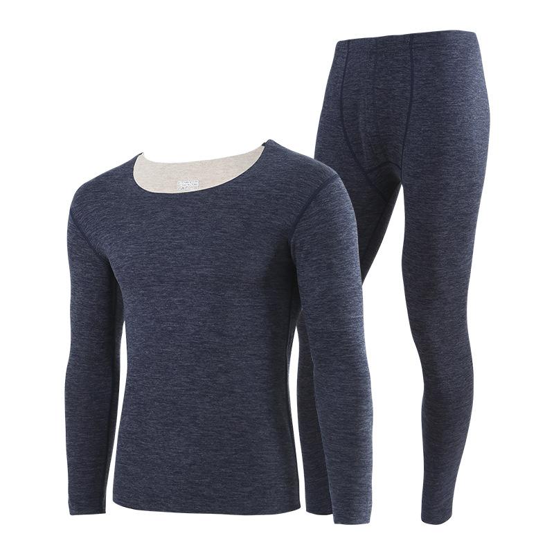Tights Men's Women's Winter Clothes Cashmere Thermals Sets Long Sleeve T-Shirts Pants Thermal Suit Outfit Undershirts High Elasticity Men