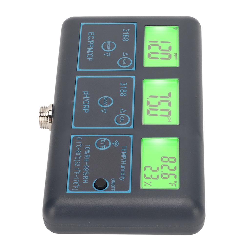 7 In 1 Water Quality Monitor Wifi for Tuya PH TDS ORP CF EC Temperature Humidity for Aquariums