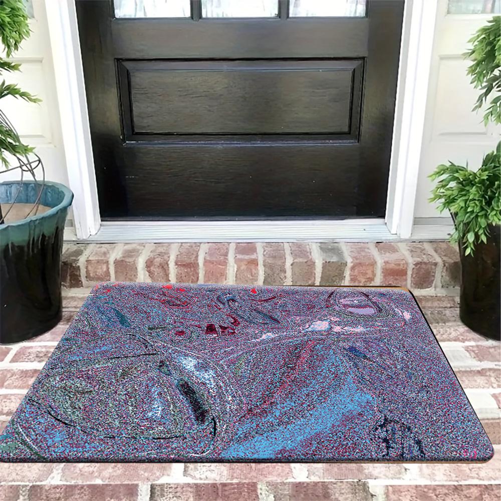 1pc Flannel Rug with Marvel Superheroes Design, Bathroom Mat, Multiple Sizes Available, Multi-functional for Daily Use, Suitab