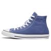 Chuck Taylor All Star Round Toe Lace-up High-top Canvas Shoes Unisex Blue