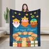 Día de los Reyes Magos Throw Blanket for Couch  Fuzzy Soft Plush Blanket 50x60 Inches Multi-size Bedspread for All Seasons