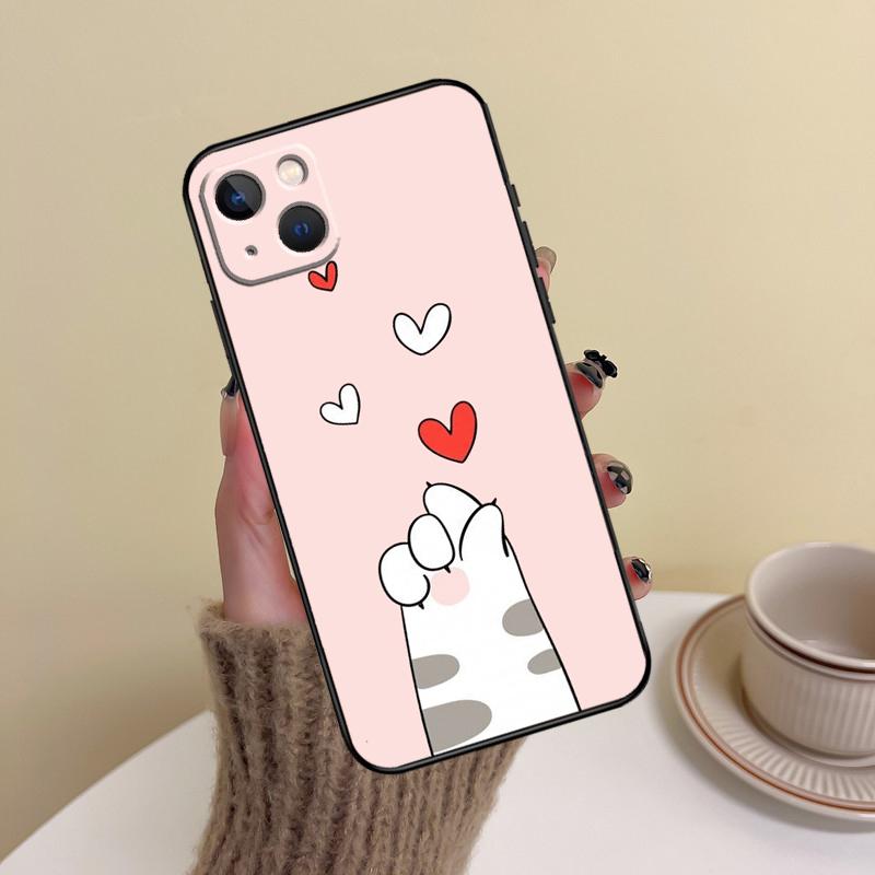 Cute Funny Cats Paws Pattern Phone Case For iPhone 16 Pro Max 14 13 12 11 15 17 Pro Max mini Plus 16e 17 Air Cover Funda
