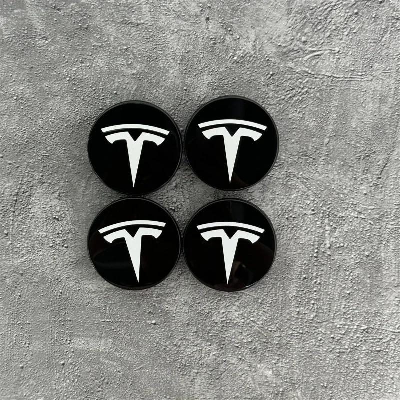 4pcs/set 56mm Tesla Model 3 Model Y Original Covers Hub Caps Wheel Center Caps for Tesla Model Y X S Original Auto Accessories