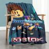 Roblox 414 Personalized Name Blanket Cozy Customizable Blanket Warmthful Decor for Livingroom Living Room Home Decor Sofa Four Seasons Multipurpose