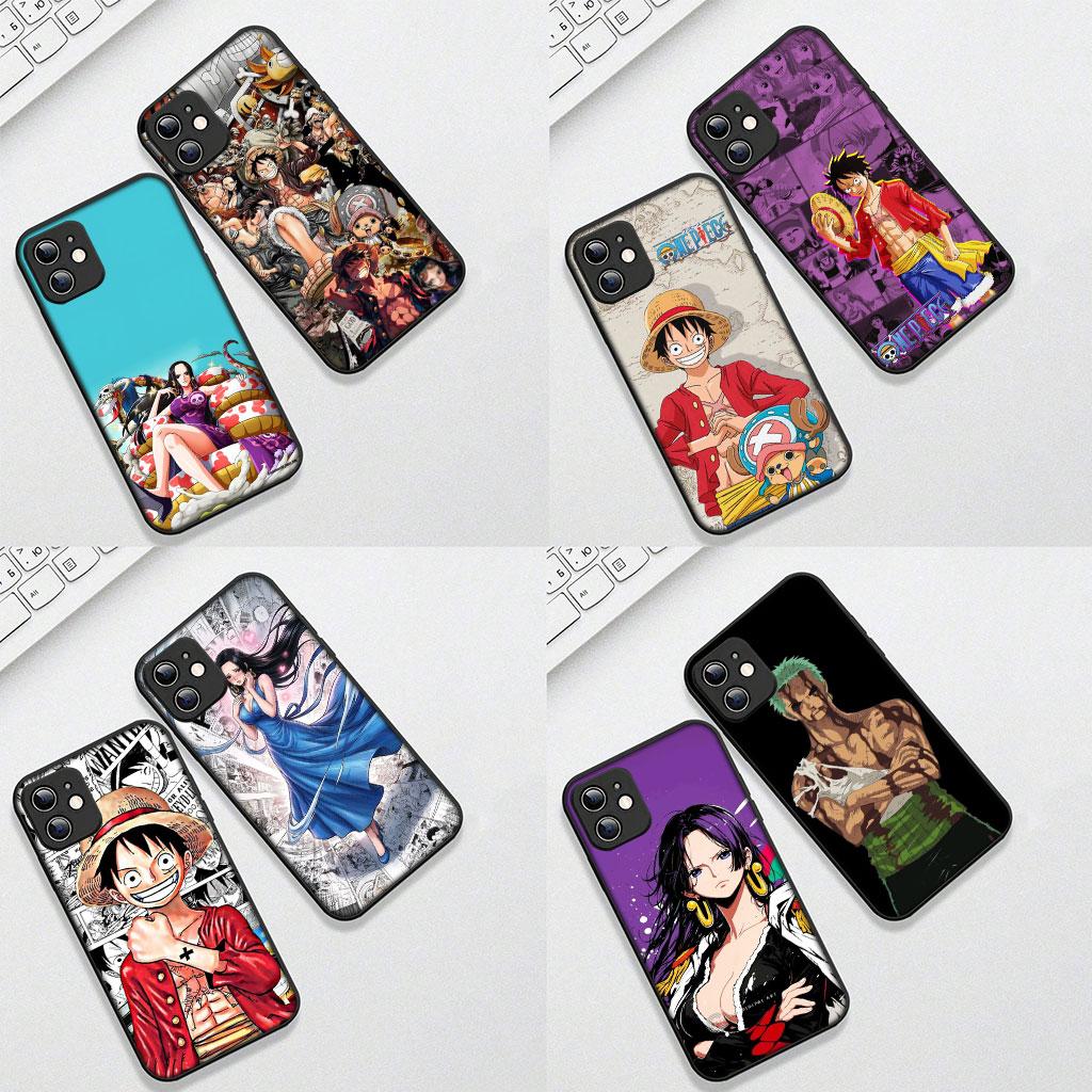 Cover for Apple iPhone 13 12 Mini XS 11 Pro Max 7 8 Plus XR SE 2022 2020 SE3 Phone Case Boa Hancock One Luffy Piece Roronoa Zoro