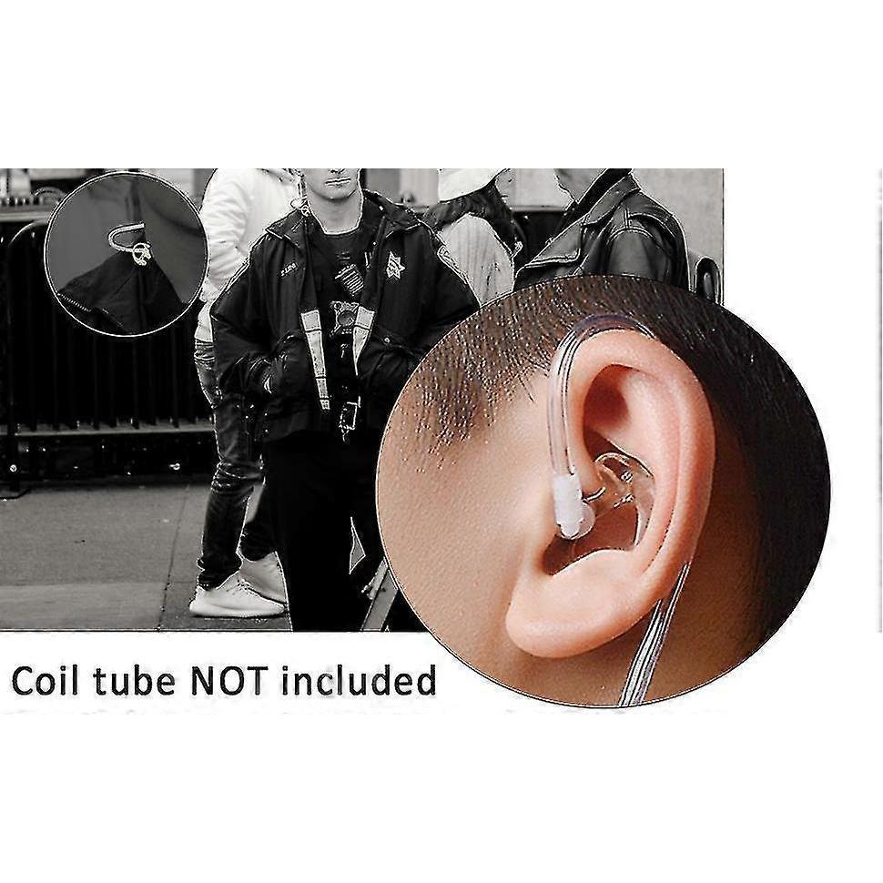 Replacement Soft Silicone Ear Buds Medium Earmold Compatible With Walkie Talkie Air Acoustic Earpiece Headset (pack Of 3 Pairs)