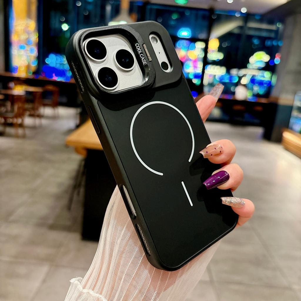 Подходит для Apple 17promax силиконовый держатель, чехол для мобильного телефона iPhone16 магнитное всасывание 15 всесторонний противоударный.
